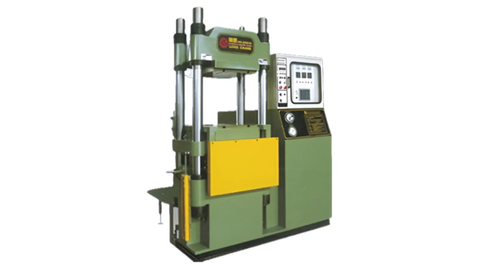 Thermoset compression moulding press